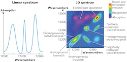 FIGURE 1. A 2D electronic spectrum contains many different types of information.