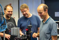 Matthias Heinrich (left), Alexander Szameit (center), and Max Ehrhardt (right).