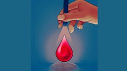 The new minimally invasive screening approach needs just a single drop of blood to detect health conditions.