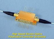 High-Speed Electro-optics Polarization Controller-Scrambler