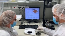 Professor Hele Savin (left) and her group used the Micronova micro- and nanofabrication center at Aalto University to fabricate their germanium infrared photodiodes. Professor Hele Savin (left) and her group used the Micronova micro- and nanofabrication center at Aalto University to fabricate their germanium infrared photodiodes.