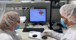 Professor Hele Savin (left) and her group used the Micronova micro- and nanofabrication center at Aalto University to fabricate their germanium infrared photodiodes.